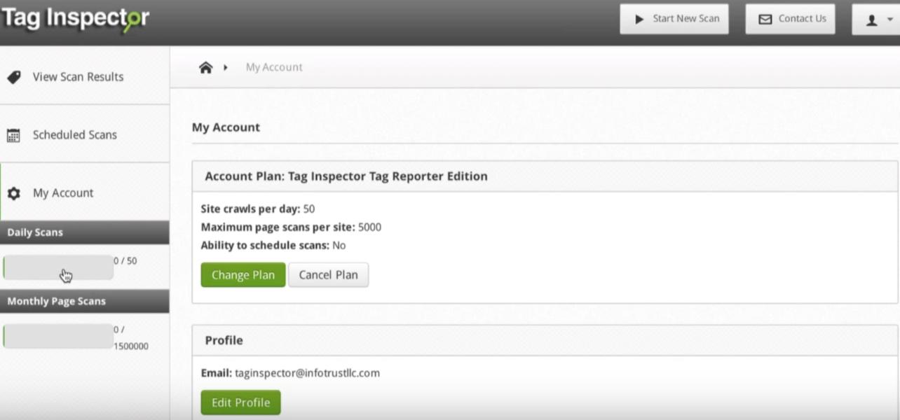 Tag Inspector - Navigating Account Management
